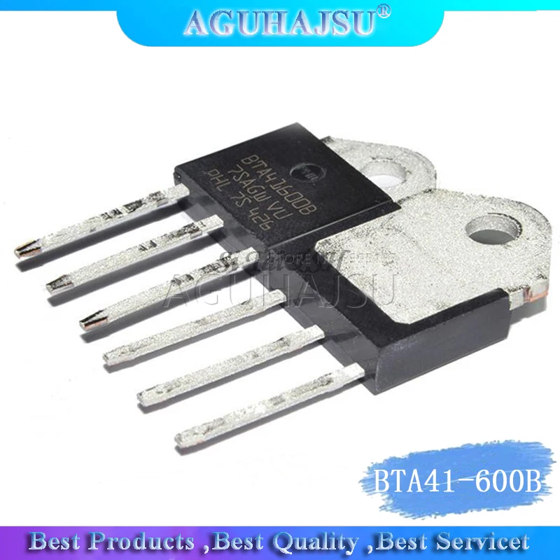 5 шт. BTA41-600B BTA41-600 Triac 600V 40A BTA41600B BTA41600 BTA41 TO-3P IC | Электронные компоненты и