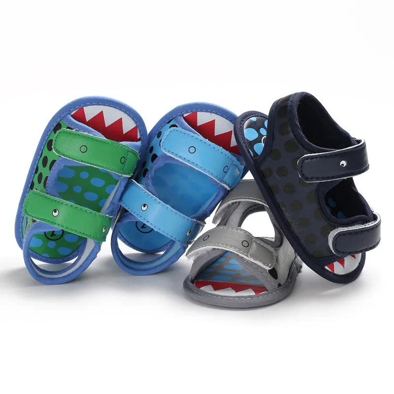

Baby summer boy cartoon animal pattern first walker baby shoes non-slip children's toddler toddler shoes