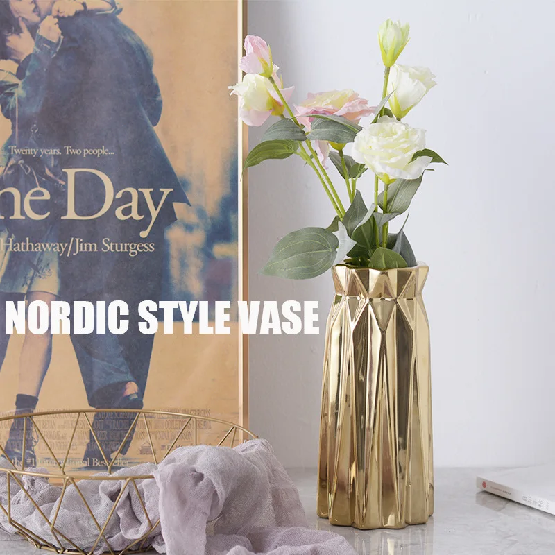 Декоративная керамическая ваза для дома современный минималистичный декор из