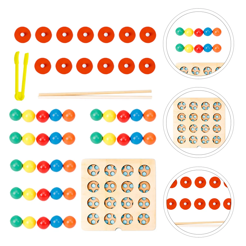 

1 Set of Children Educational Toys Funny Thinking Toys Beads Playthings