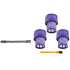1x удлинитель для шланга Dyson V8 Absolute Animal Absolute и 3 Моющихся Фильтра для Dyson V10 Sv12