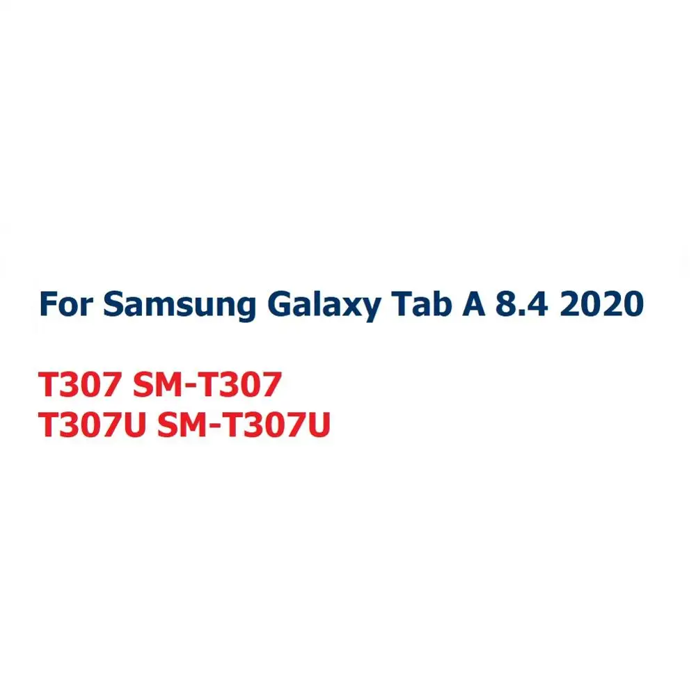 

Case For Samsung Galaxy Tab A 8.4 2020 T307 T307U SM-T307 SM-T307U 8.4 inch Kids Heavy shockproof TPU+PC Stand Tablet Cover