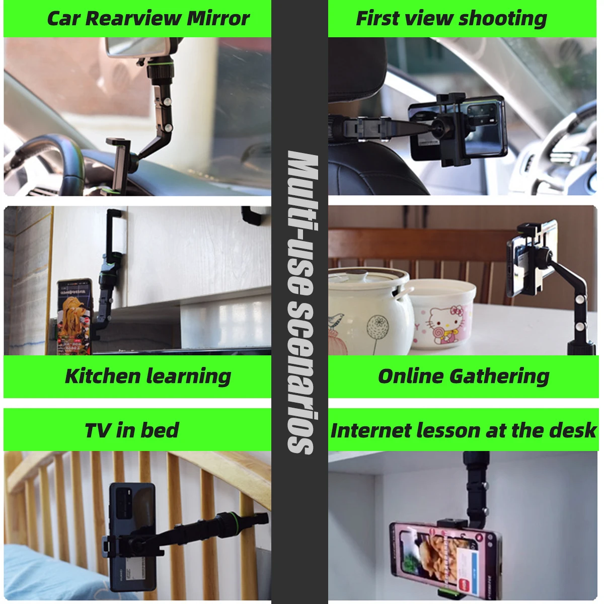 Автомобильное зеркало заднего вида FONKEN автомобильный держатель для телефона