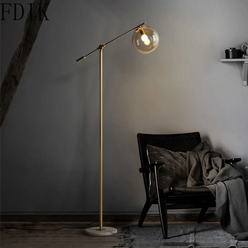 Современная простая Напольная Лампа в скандинавском стиле для украшения дома