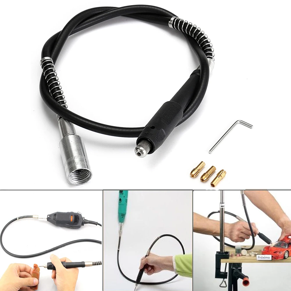 

5pcs Drill Bit Accessories Corded Engraving Power Rotary Tools Handpiece Electric Polishing Flexible Shaft Kit Adapter Grinders