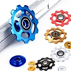 Горный велосипед велосипедная передача 11T велосипедный керамический подшипник Jockey колесный шкив велосипедный задний переключатель CNC Натяжное колесо подшипника из сплава