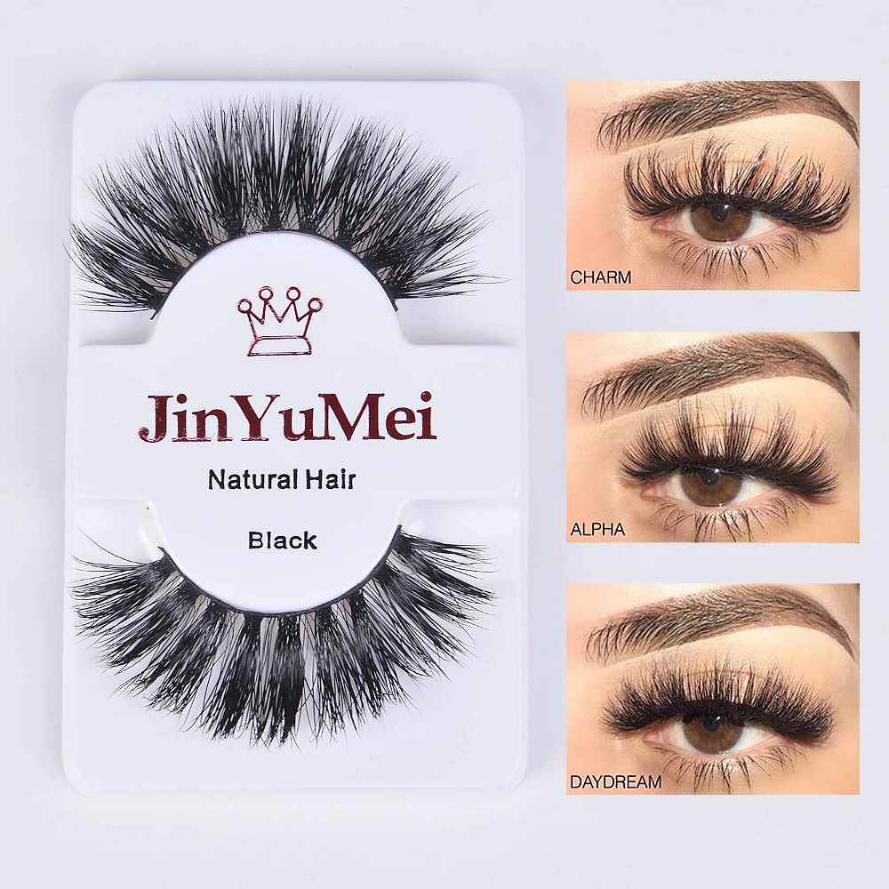 5 пар натуральный Набор накладных ресниц накладные ресницы 3D норковые волосы