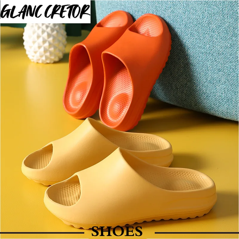 

Summer Slippers Indoor Home Slides Women Men Non-slip Beach Slides Bathroom Shoes Sandals Shower Foot Massage Slippers