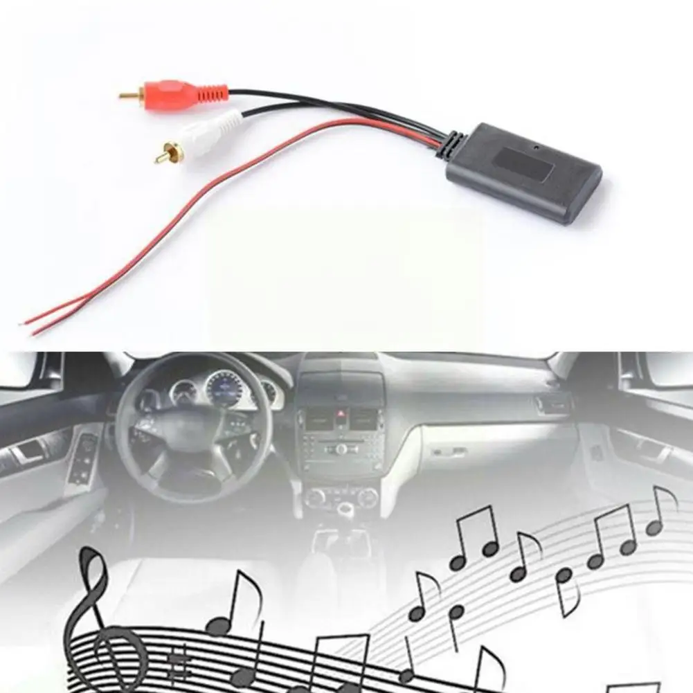 

Universal Bluetooth Aux Receiver Module 2 Rca Cable Audio Stereo Input Wireless Car Cable Auto Radio Adapter C4l7 H2a3