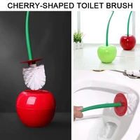 cherry toilet brush long handle toilet cleaner bath cleaning brush holder vater brush set bathroom cleaning tool accessories
