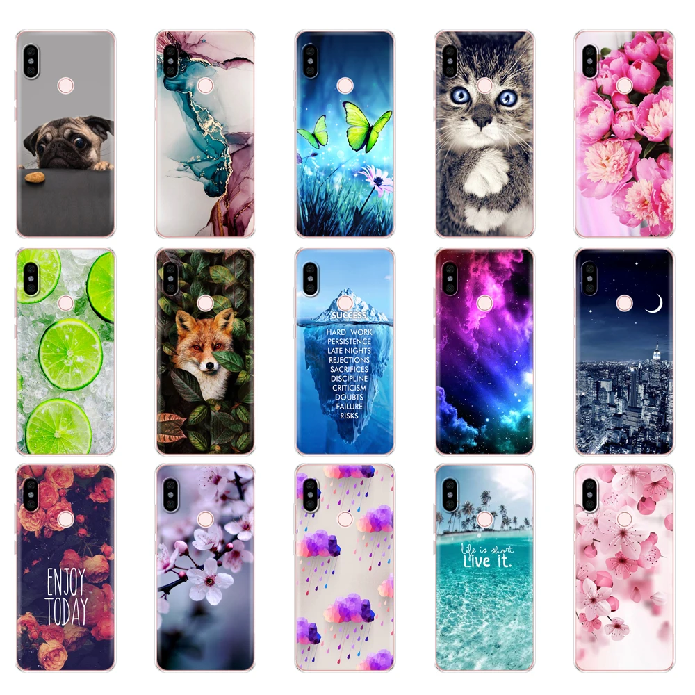 For Xiaomi Redmi Note 5 global version Case Silicon Soft TPU Back Phone Cases Cover For redmi note 5 pro Protective Coque Bumper