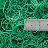 green rubber elastic bands stretchable sturdy natural o rings diameter 19 43mm thick 1 41 5mm
