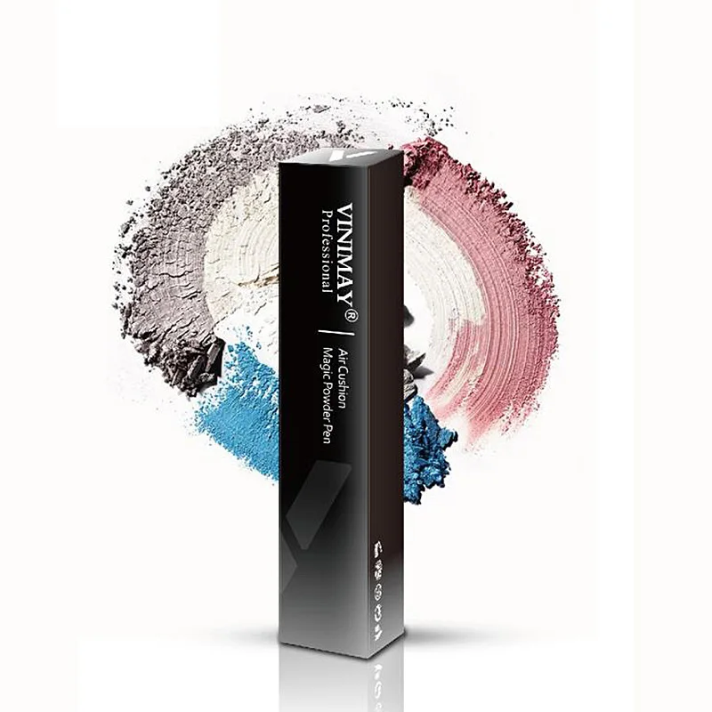 8 цветов Блестящий карандаш для ногтей Подушка волшебное зеркало Мел твердый