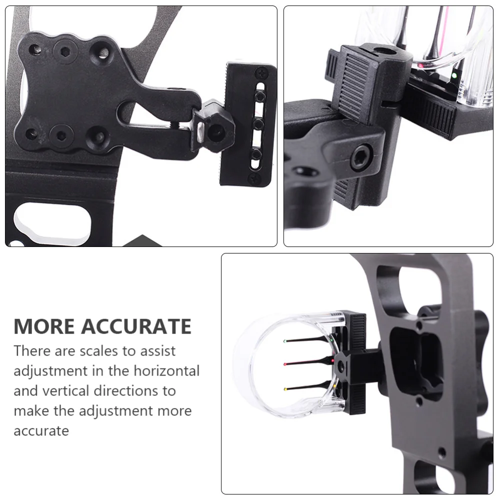 

Adjustable Bow Sight for Compound Bow 3-Pin Archery Bow Sight Supply
