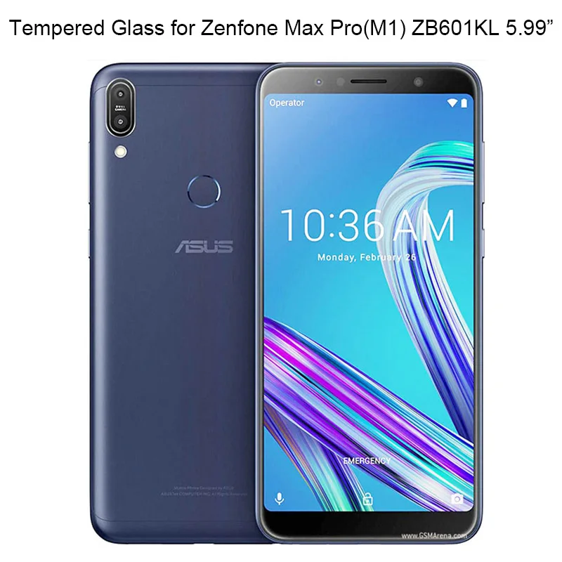 For Zenfone ZB601KL Закаленное стекло для Asus Zenfone Max Pro M1 ZB601KL 4 Max Plus 4Selfie 5 Lite 5Z стекло на ZB570TL ZC600KL ZE620KL ZC554KL ZC520KL - Цвет: For Zenfone ZB601KL