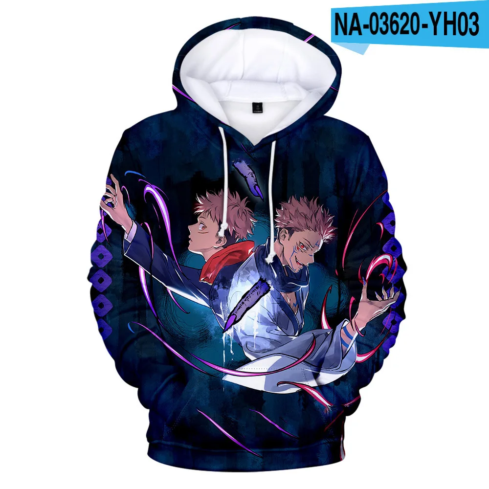 

Luxury Funny Anime Jujutsu Kaisen 3D print Hoodies Sweatshirts Boys/Girls Popular Sweatshirt Adult Child Streetwear Pullovers