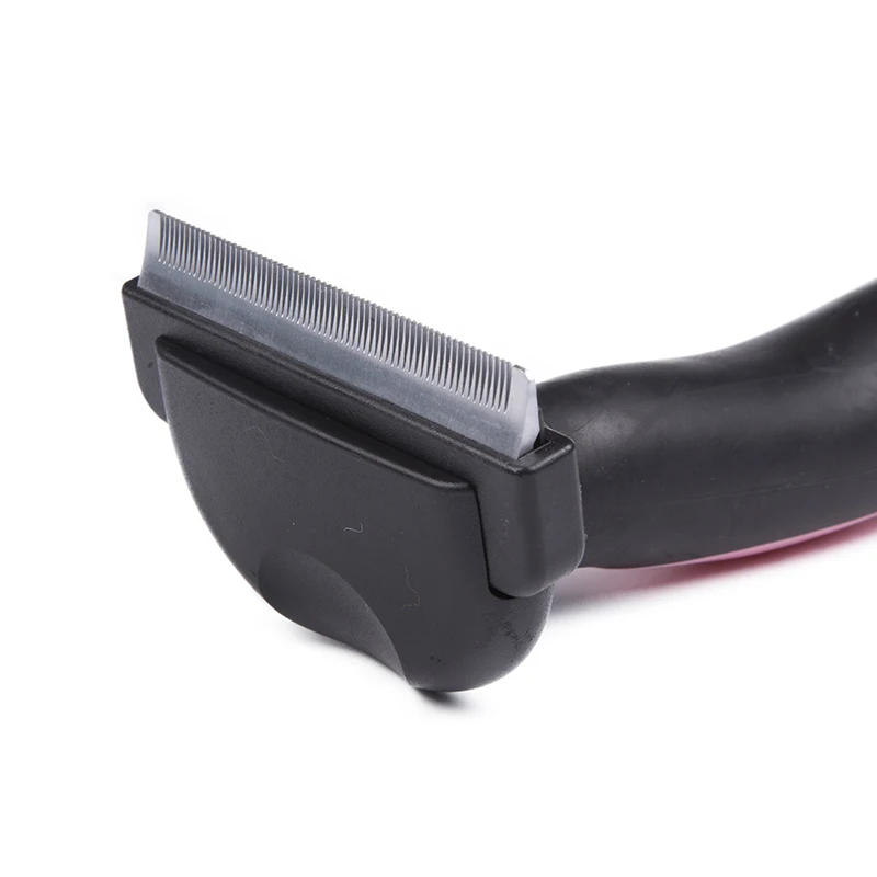 Щетка для вычесывания домашних животных с защитным лезвием из нержавеющей стали