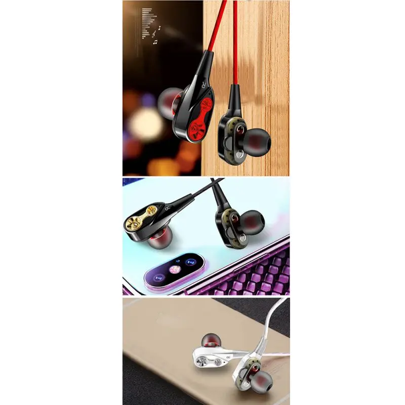 Цифровые наушники с двумя динамическими драйверами USB C наушники-вкладыши HiFi type-C |
