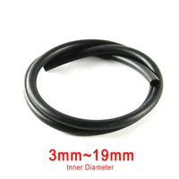 black smooth nitrile rubber fuel tubing petrol diesel oil line carburetor hose pipe 1meter 3mm19mm