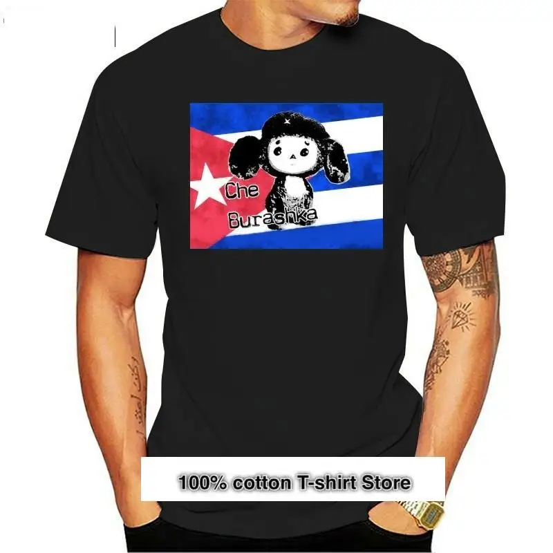 

Camiseta de манга corta para hombre y mujer, camisa Cheburashka, camisetas