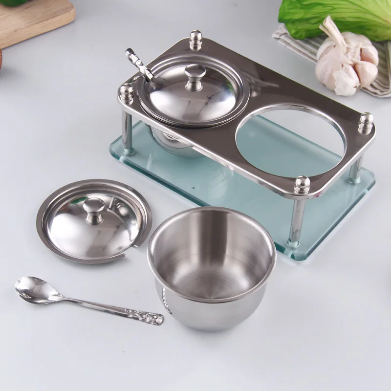 Набор креативных кухонных принадлежностей из нержавеющей стали стеклянная