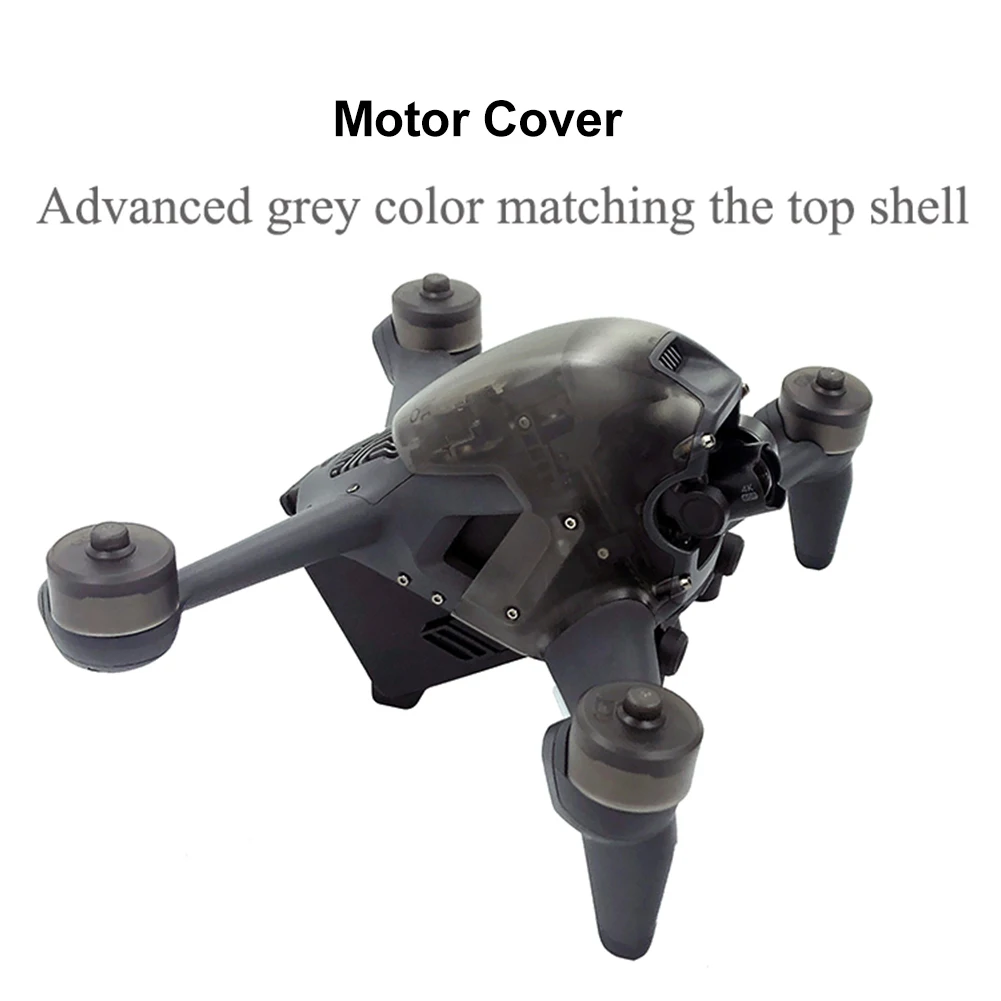 

4pcs Motor Cover Professional Grey Durable Practical Protective Cap Drone Accessories Dustproof Easy Install For DJI FPV Combo