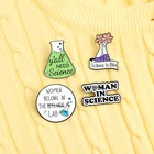 Эмалированная булавка для изучения науки и химии, математическая Инженерная булавка, значок врача, ювелирные изделия, подарки для студентов