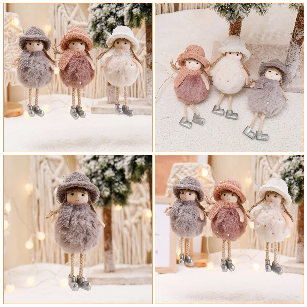 

1Pc Adorable Girl Pendant Unique Exquisite Christmas Ornament Home Decoration