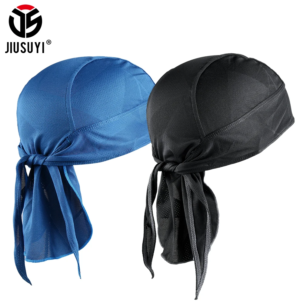 

Men Women Quick Dry Cycling Caps Head Scarf Running Riding Helmet Liner Breathable Headscarf Cyclist Pirate Hat Hood Headband