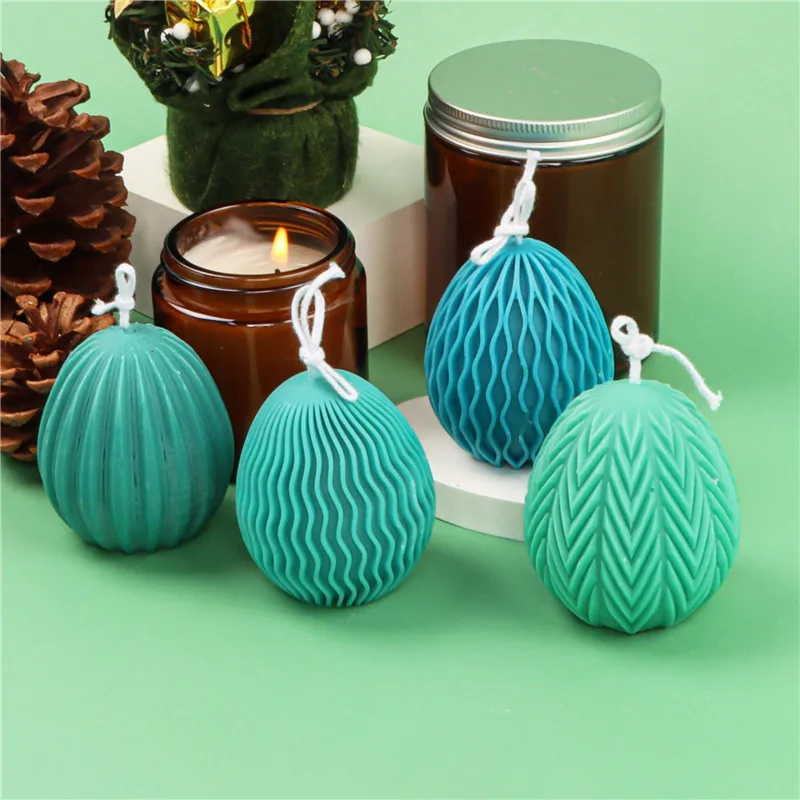 

DIY 3D Simulation Egg Silicone Mold for Candle Making Handmade Pumpkin Mold Cake Baking Mousse Soap Home Decoration Resin Molds