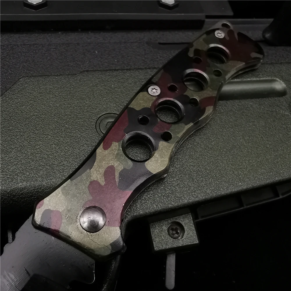 Складной нож карманный из нержавеющей стали длина 17 см (7 дюймов) 58HRC для выживания