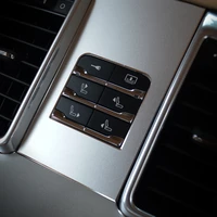 car styling rear seat adjustment panel decoration sticker trim for porsche panamera 2009 15 aluminium alloy interior accessories