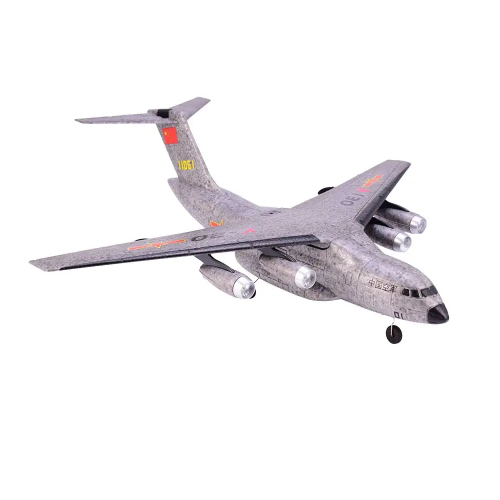 

WLToys XK A130 RC Airplane 2.4G 3CH Y-20 Model Military Transport Aircraft 500mm EPP Remote Control Foam Aircraft Glider