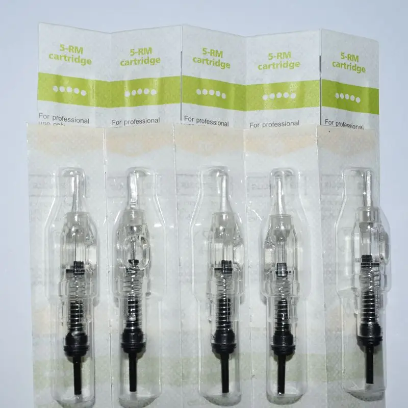 Перманентный макияж тату картридж иглы 5RM микроблейдинг для бровей губ машинный