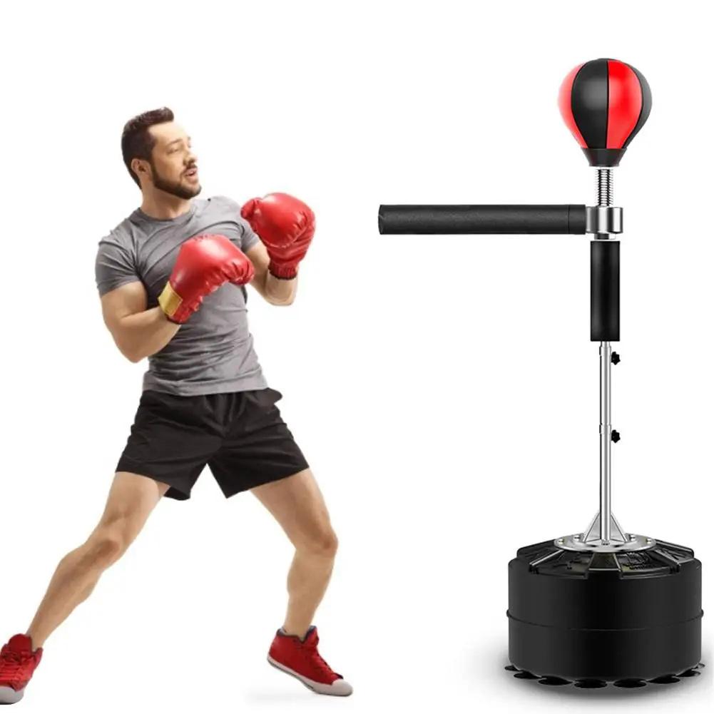 

Professional Heavy Stand Punching Bag With 360 Reflex Bar Adult Boxing Ball Reflex Target Rotating Vertical Stick Target