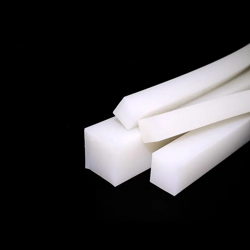 

5x10mm Silicone Square Strip High Temperature Resistant With Non-slip And Waterproof Solid Sealing Strip-2/5Meters