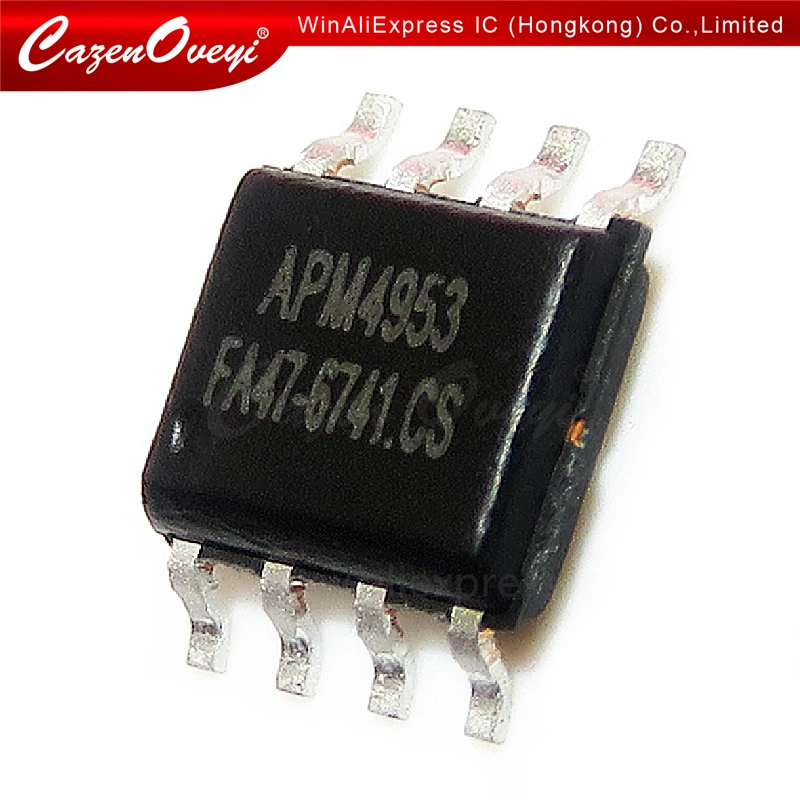 20 шт./лот Новый APM4953A APM4953 4953 двойной P-канальный режим улучшения MOSFET SOP-8 в наличии 20 шт./лот Новый APM4953A APM4953 4953 двойной P-канальный режим улучшения MOSFET SOP-8 в наличии