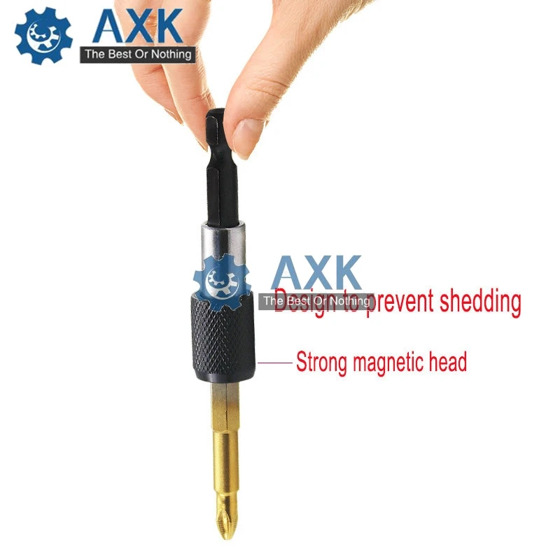 3 шт./компл. 1/4 дюйма быстрый HexShank выпуск электрическая отвертка с магнитным