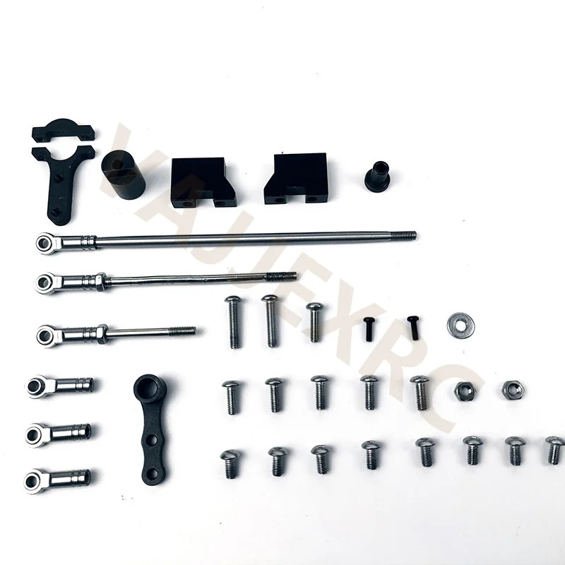 4-wheel Linkage Metal Conversion Kit for 1/14 Scale Tamiya Remote Control Truck Tractor Tipper | Игрушки и хобби