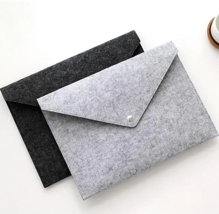 

File Folder Felt Holder Documents Envelope Luxury Office Durable Briefcase Document Bag Paper Portfolio Case A4 Folders SN1047