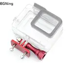 Фиксированный винтовой адаптер для шлема для экшн-камеры yi SJcam Gopro Hero 9, 8, 7, 6, 5, 4 черного цвета, аксессуары для скайпинга, скалолазания, лыж