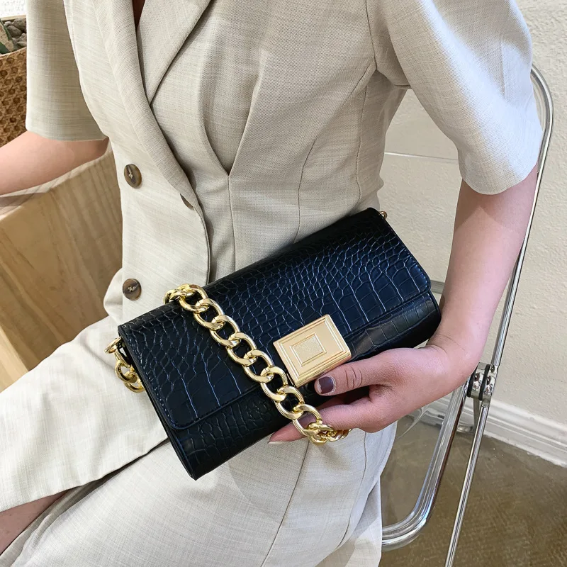

Women's Bag 2020 Fashion handbag Chain Bag Handle Underarm Bag Women's Shoulder Bag Famous Brand Bag Wallet