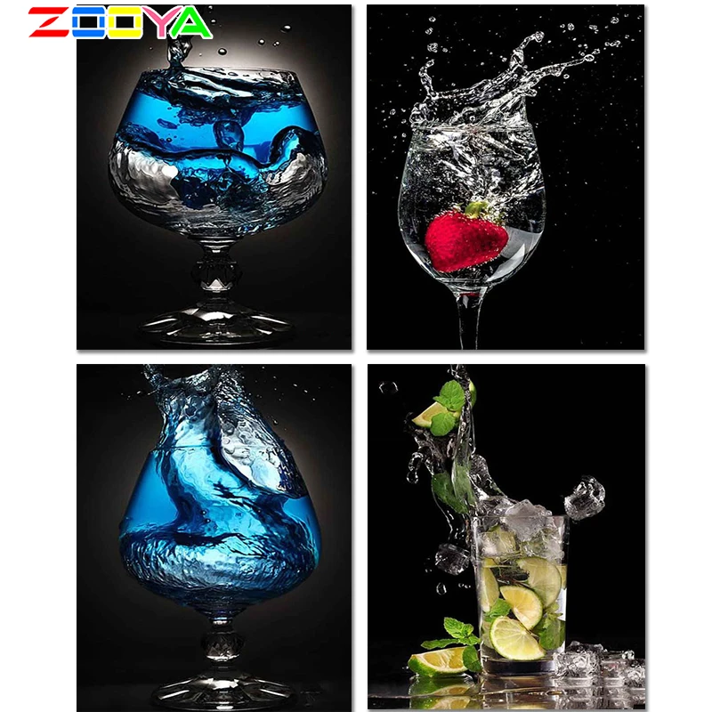 3D полная Алмазная вышивка чашка алмазные картины Красивые Новые поступления