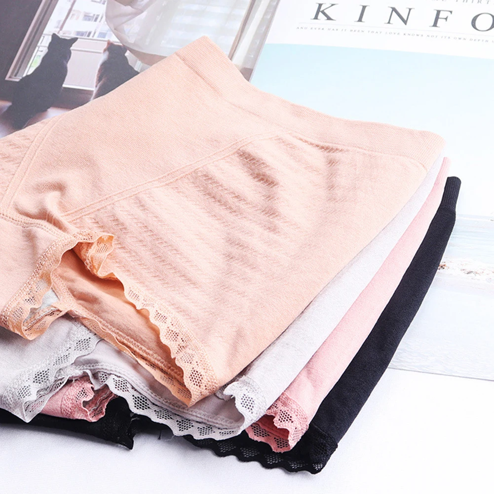 

Okwish 4pcs Sexy Women Underwear High Quality Women Panties Seamless Solid High-Rise Lingerie Unnderpants Soft Breathable