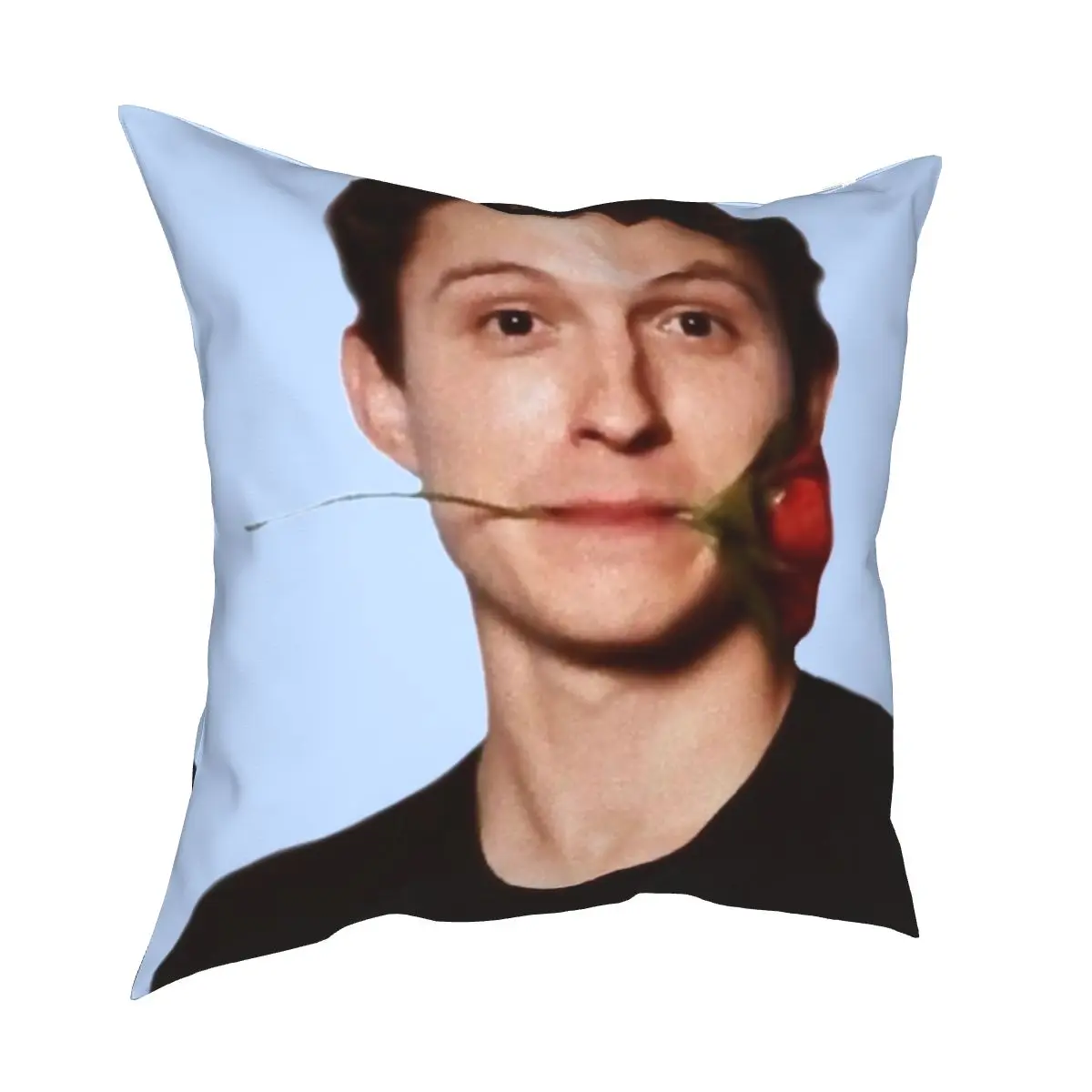 

Tom Holland Rose Flower Pillowcase Printed Polyester Cushion Cover Decorative Pillow Case Cover Home Zippered 45*45cm