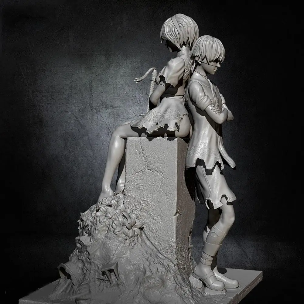 

1/24 Two Hearts Knowing Resin Soldier White Model TD-2466 Hot The 2021 Collect Style Choice Static Sale Best To C0C6