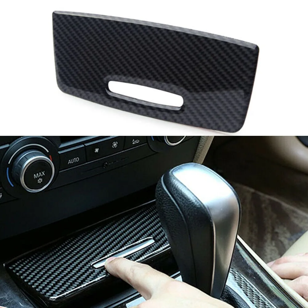 

1pcs Carbon Fiber Color Cigart Lighter Cover Trim Premium Sticker Fit For BMW 3 Series E90 E92 2005-2012