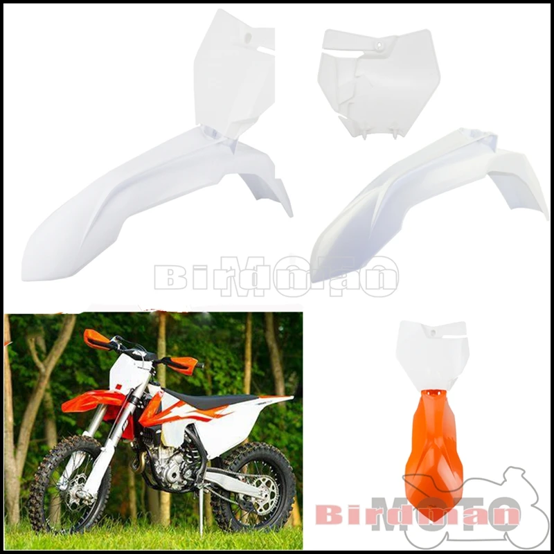 Мотоциклетная оранжевая/белая передняя фара для EXC SX SXF EXC-F EXC-W XC-W 125-530 пластиковая