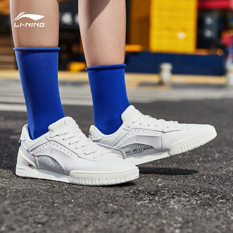 Li-Ning/Женская обувь на тротуарах для баскетбола; кроссовки для отдыха в стиле ретро; перфорированная дышащая Спортивная обувь; AGBP048 YXB319
