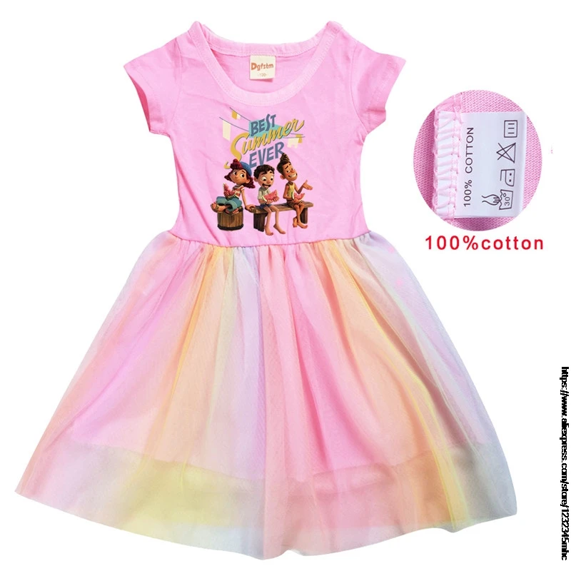 Летняя одежда для девочек детские платья новое платье из фильма лука детей дня